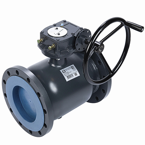 Кран стальной шаровой цельносварной DN 300-250 PN 16 стандартнопроходной фланцевый 750мм с редукт. RJIP-FF РИДАН 065N0266GR купить в Челябинске | "Проконсим"